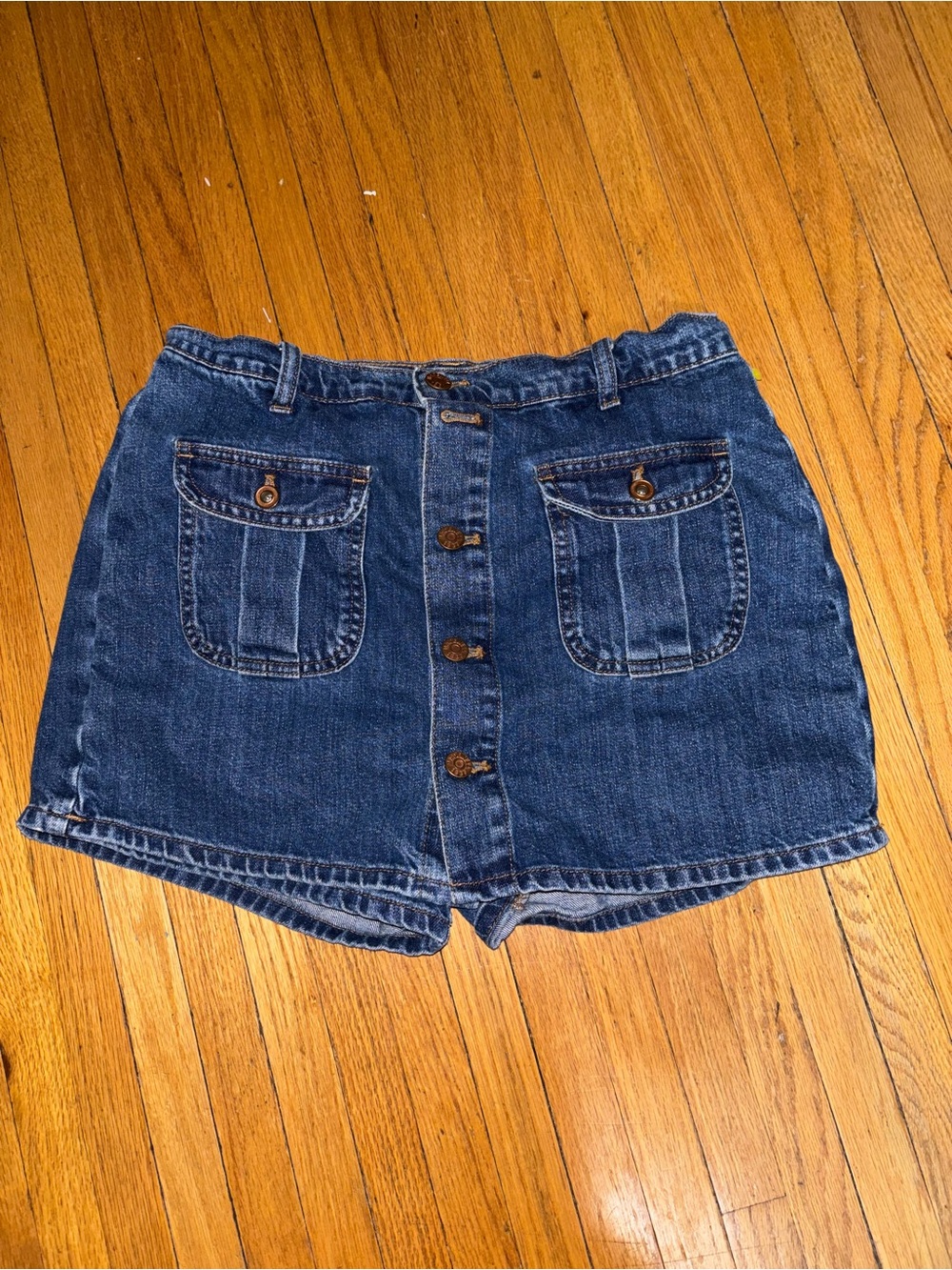 Madewell Blue Denim Jean Skort